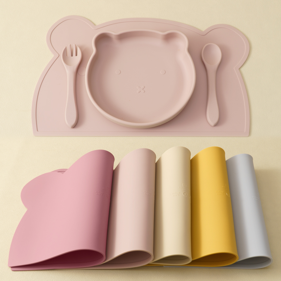 Baby Food Menu - BPA ücretsiz 4 adet silikon çocuk